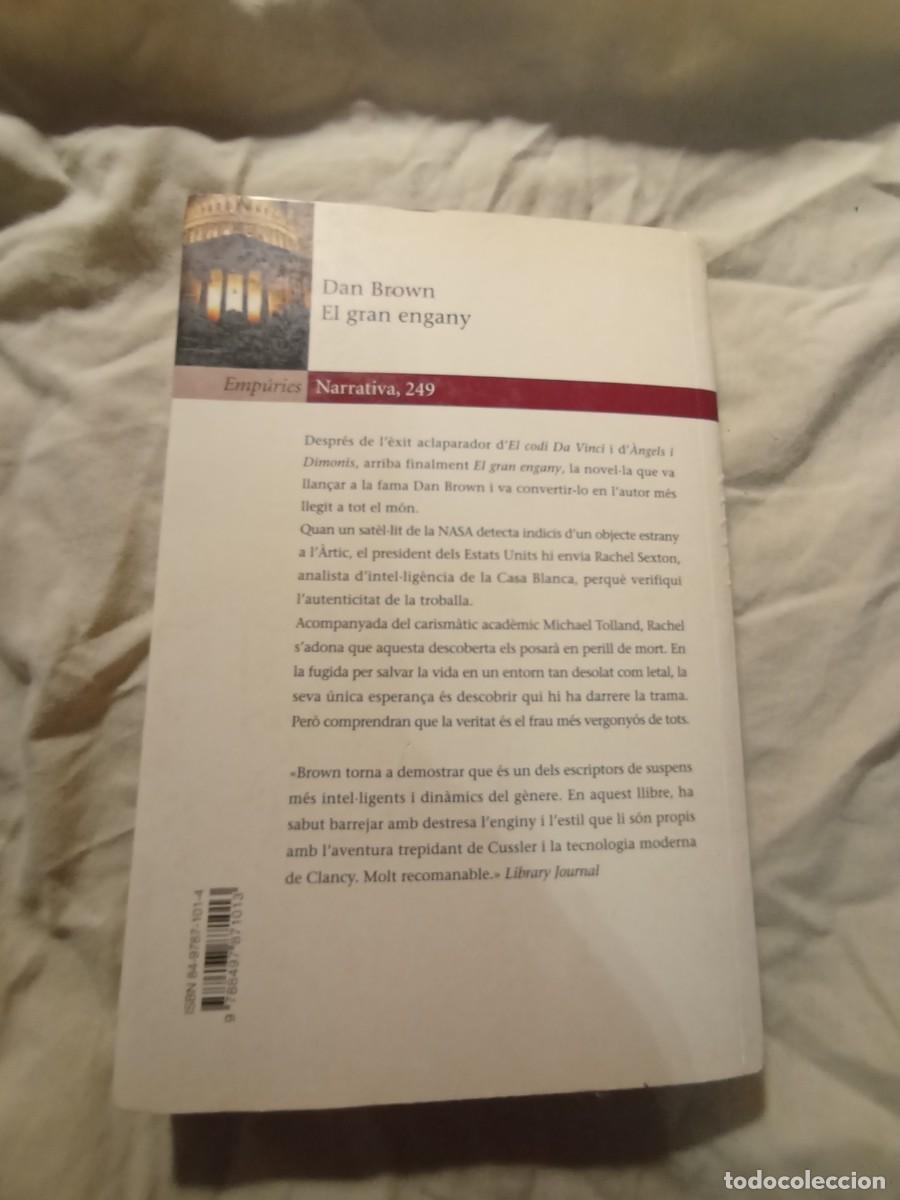 Libros de segunda mano: Libro en catalan El gran engany - Foto 2