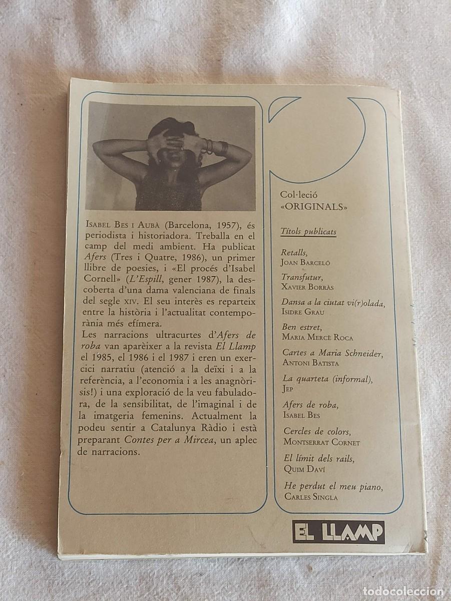 Libros de segunda mano: Afers de roba Isabel Bes - Foto 2