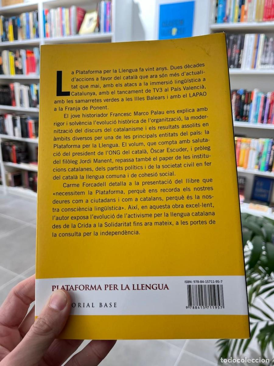 Libros de segunda mano: Plataforma per la llengua (Francesc Marco Palau) - Foto 2