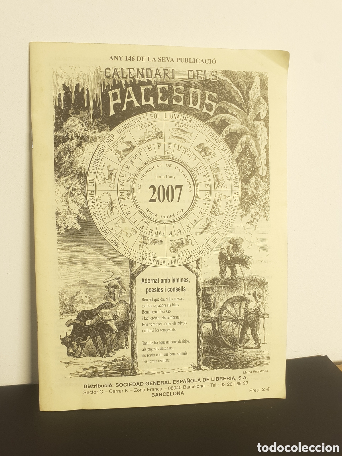 Libros de segunda mano: CALENDARI DELS PAGESOS ANY 2007 - Foto 1