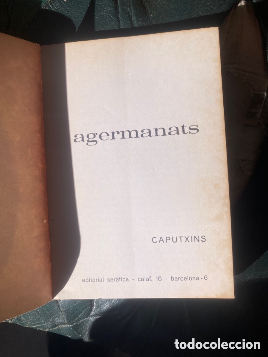 Libros de segunda mano: AGERMANATS (Can&ccedil;oner) Sanclimens, Mateu - Foto 3