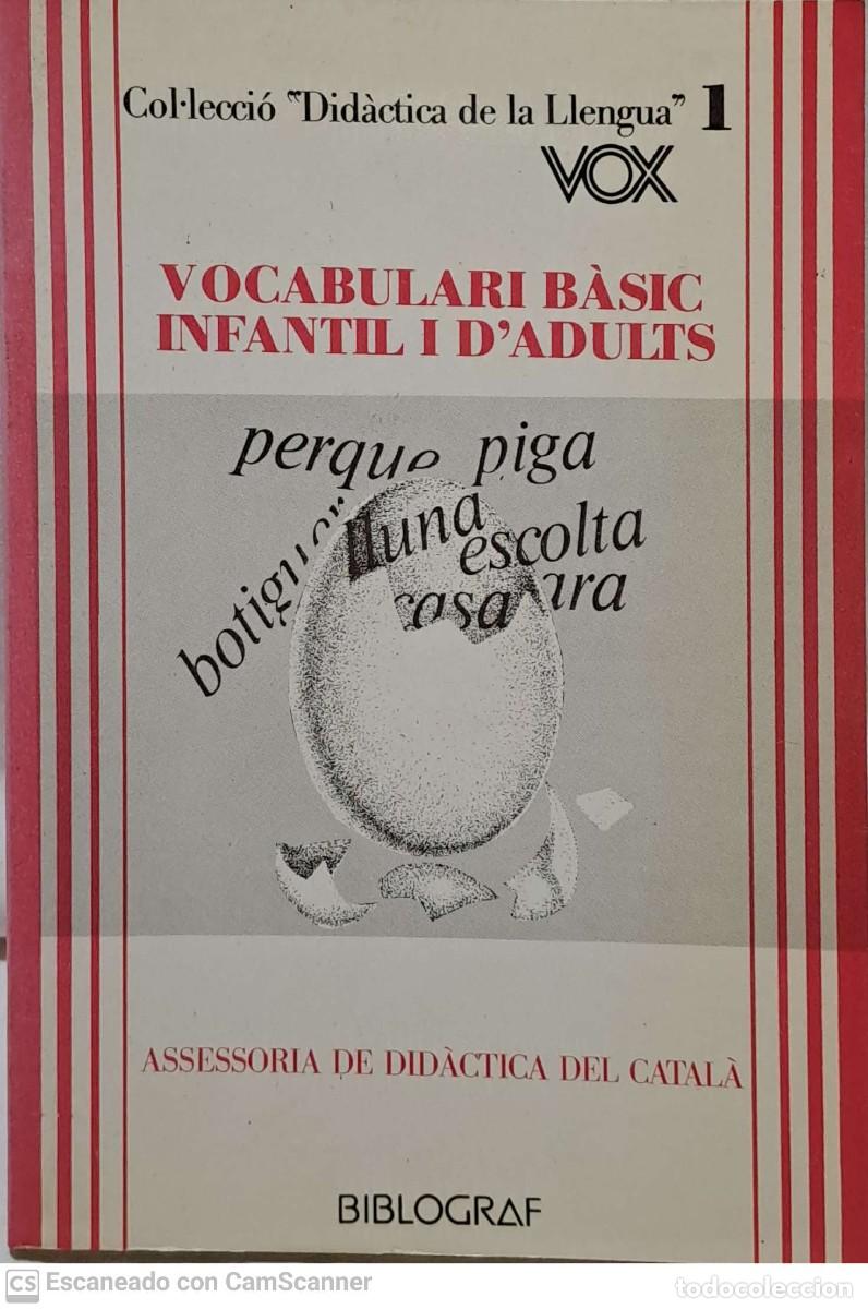Libros de segunda mano: Vocabulari Basic infantil i d&acute;adults - Foto 1
