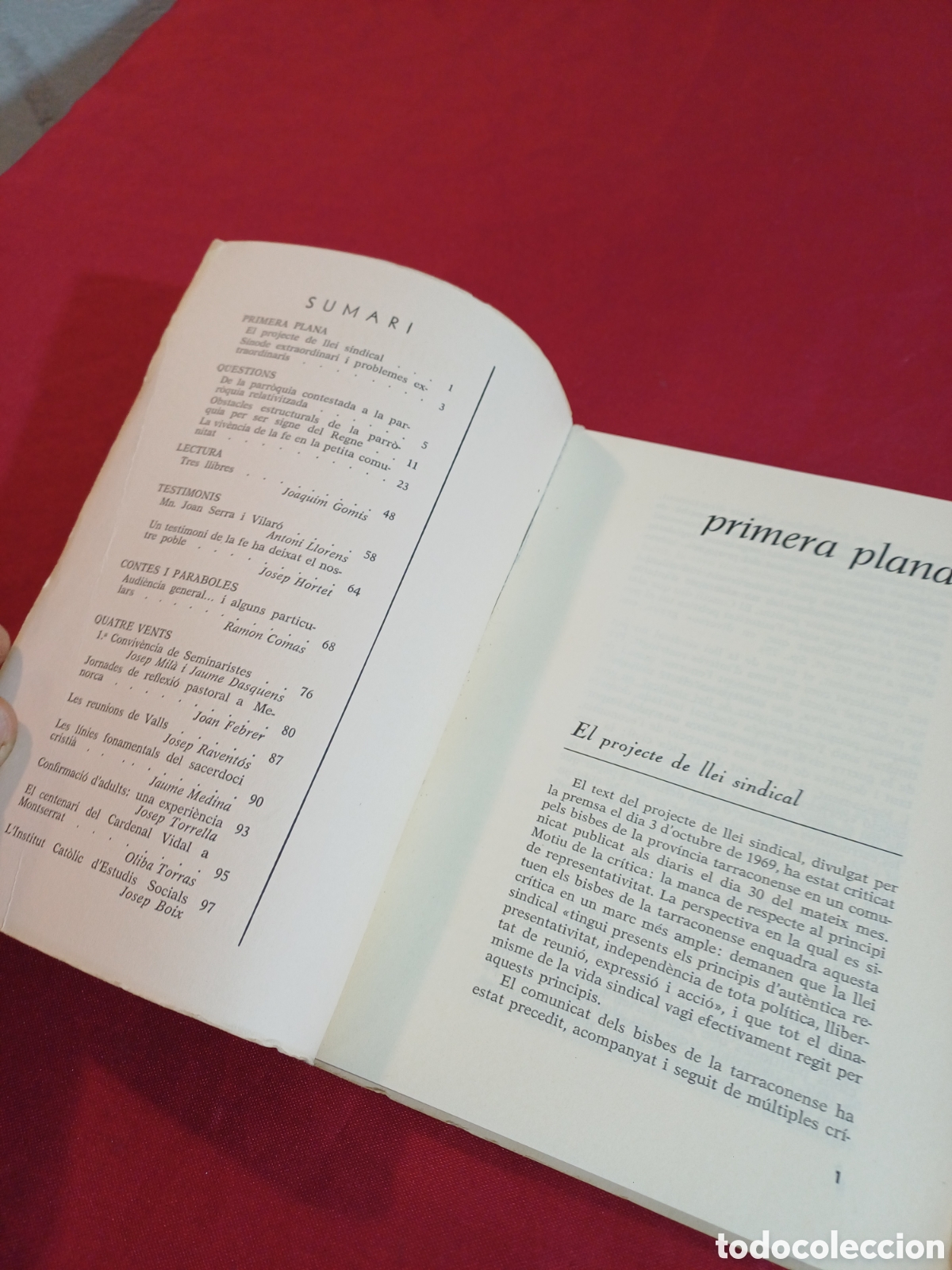 Libros de segunda mano: LIBRO, QUADERNS DE ASTORAL, 1969 - Foto 4