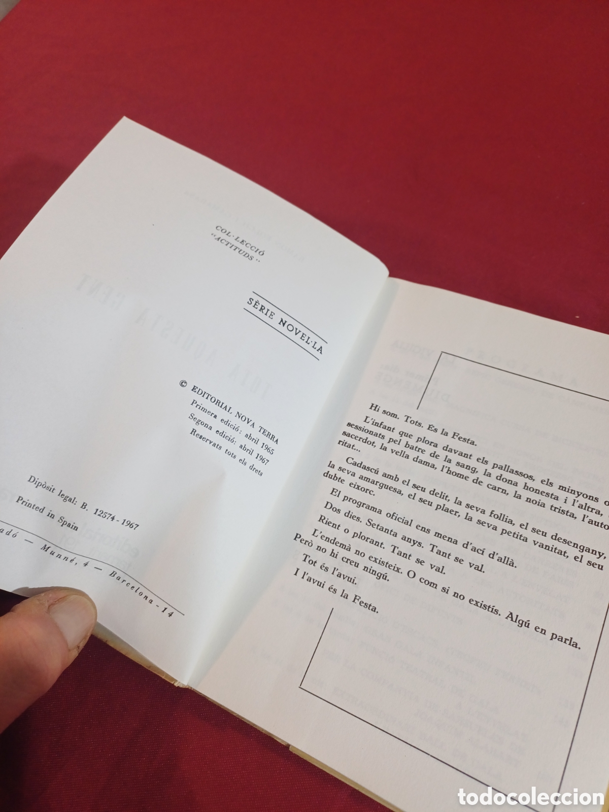 Libros de segunda mano: LIBRO, TOTA AQUESTA GENT, 1967 - Foto 6