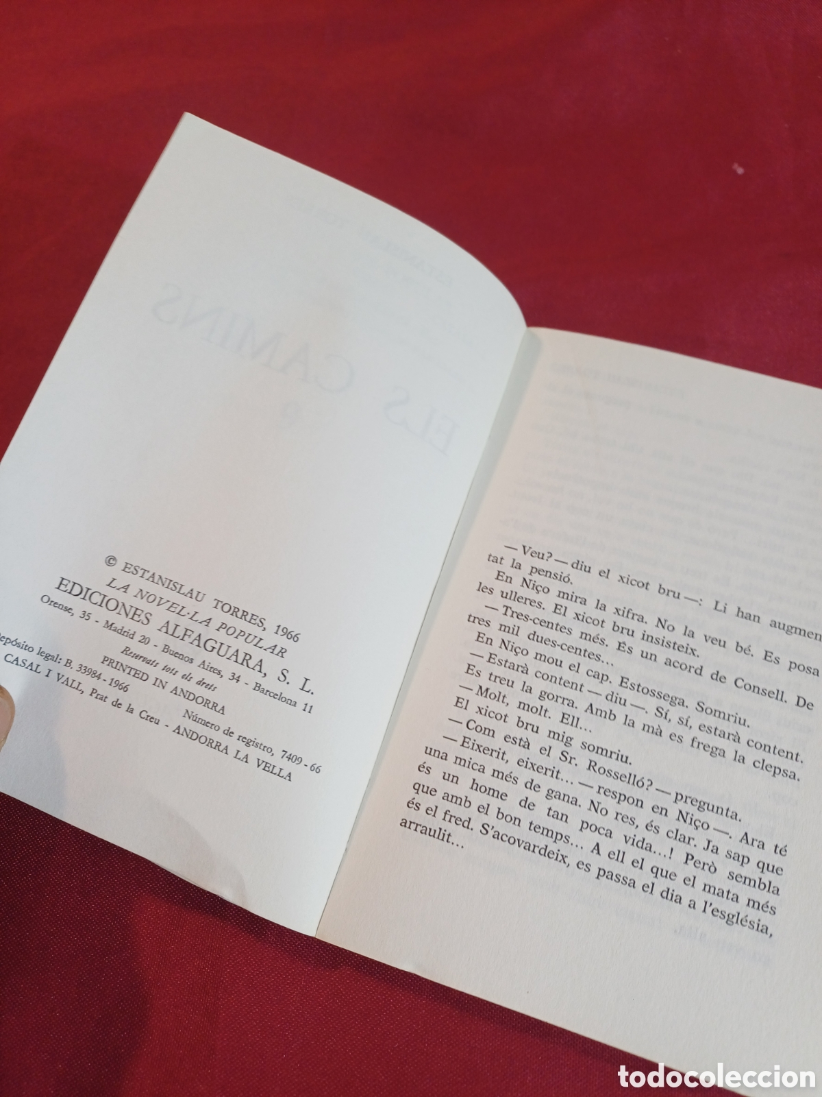 Libros de segunda mano: LIBRO, ELS CAMINS, EL CATAL&Aacute;N, 1966 - Foto 4