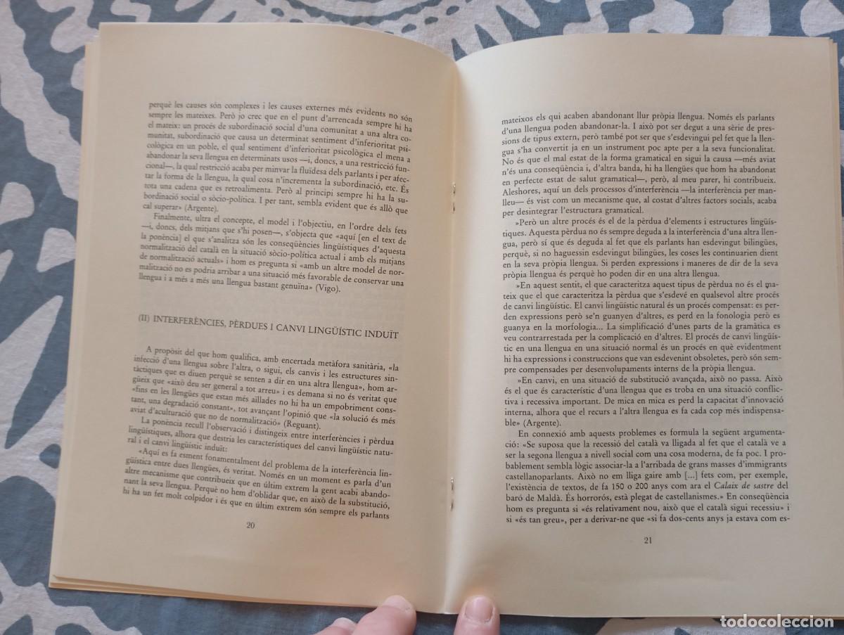 Libros de segunda mano: Debat sobre la normalitzaci&oacute; ling&uuml;&iacute;stica Joan A. Argente - Foto 4