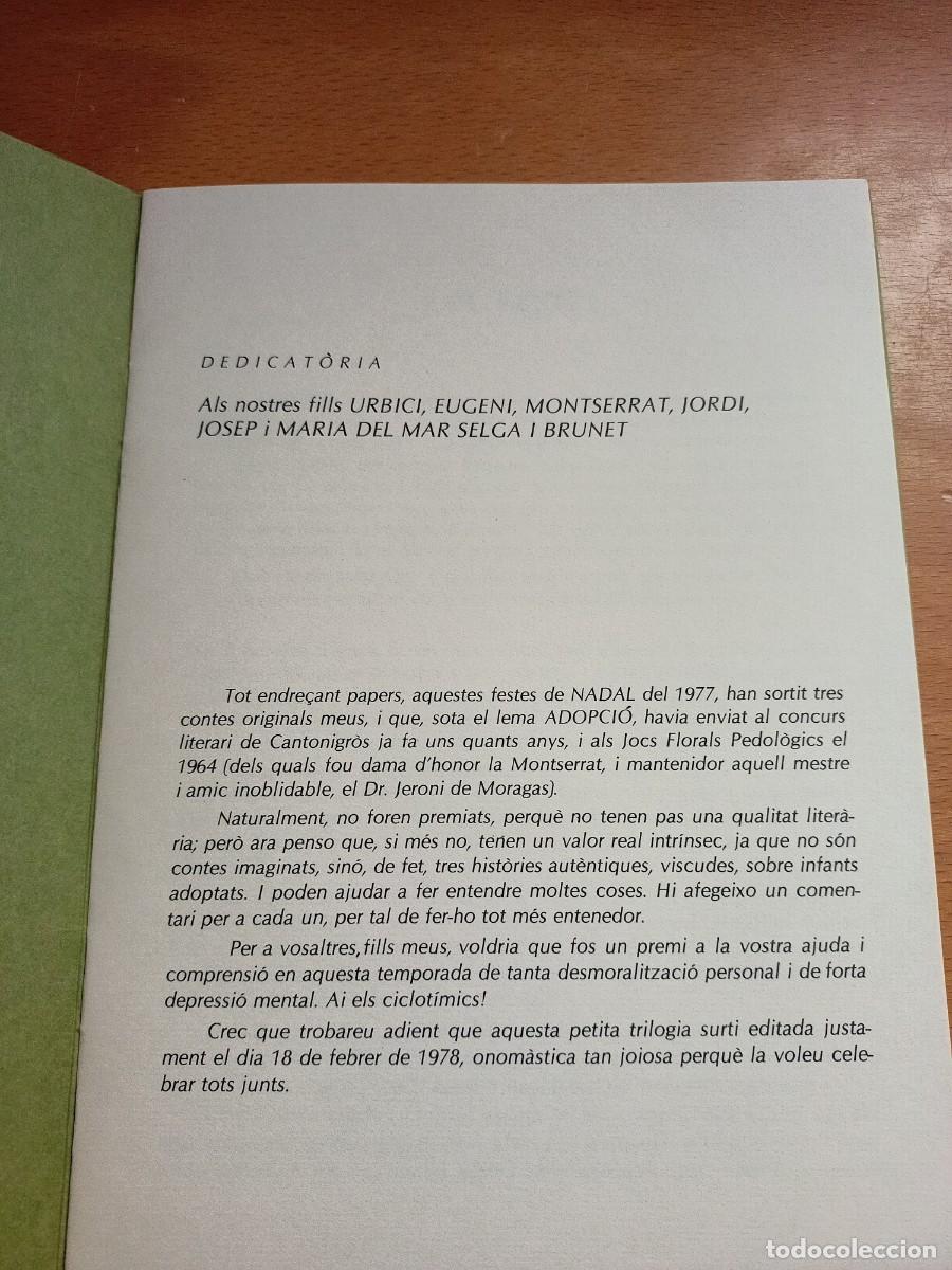 Libros de segunda mano: TRES CONTES DE SIMEO SELGA UBACH - Foto 2