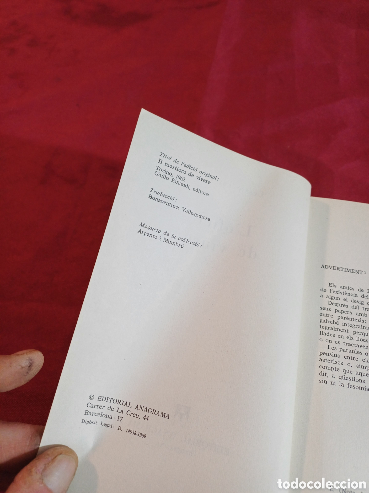 Libros de segunda mano: LIBRO, LOFICI DE VIURE, 1962 - Foto 7