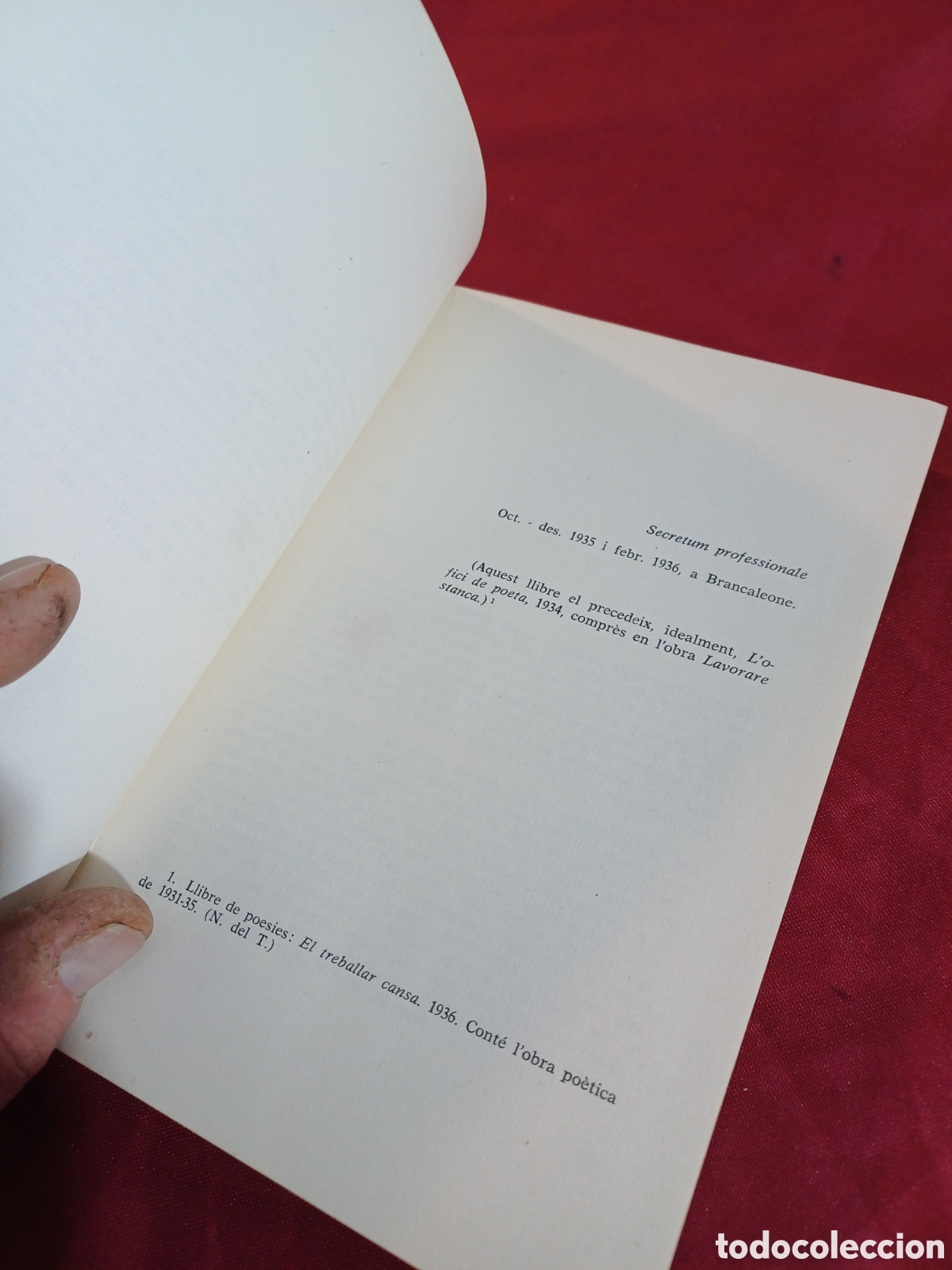 Libros de segunda mano: LIBRO, LOFICI DE VIURE, 1962 - Foto 9