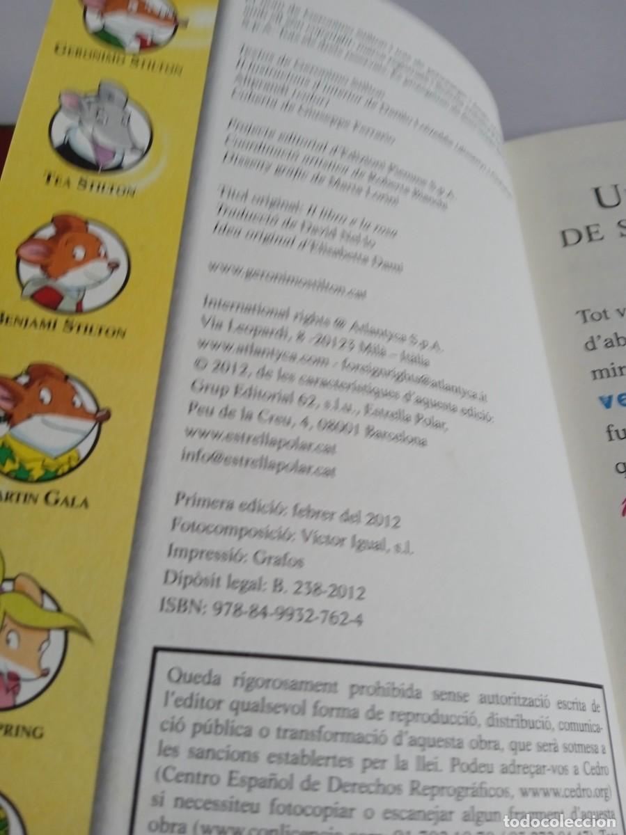 Libros de segunda mano: GERONIMO STILTON El llibre i la rosa - Foto 6