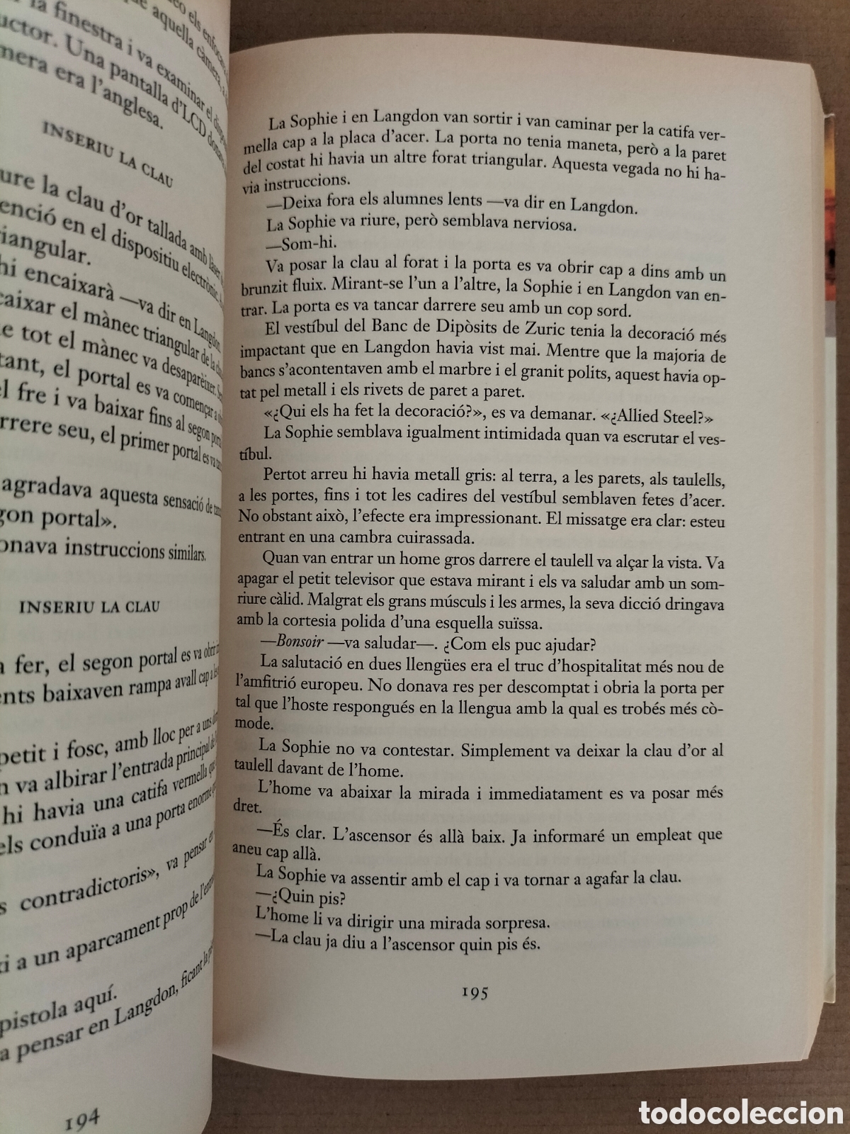 Libros de segunda mano: El codi Da Vinci. Dan Brown. Editorial emp&uacute;ries, 2004. Llibre - Foto 4