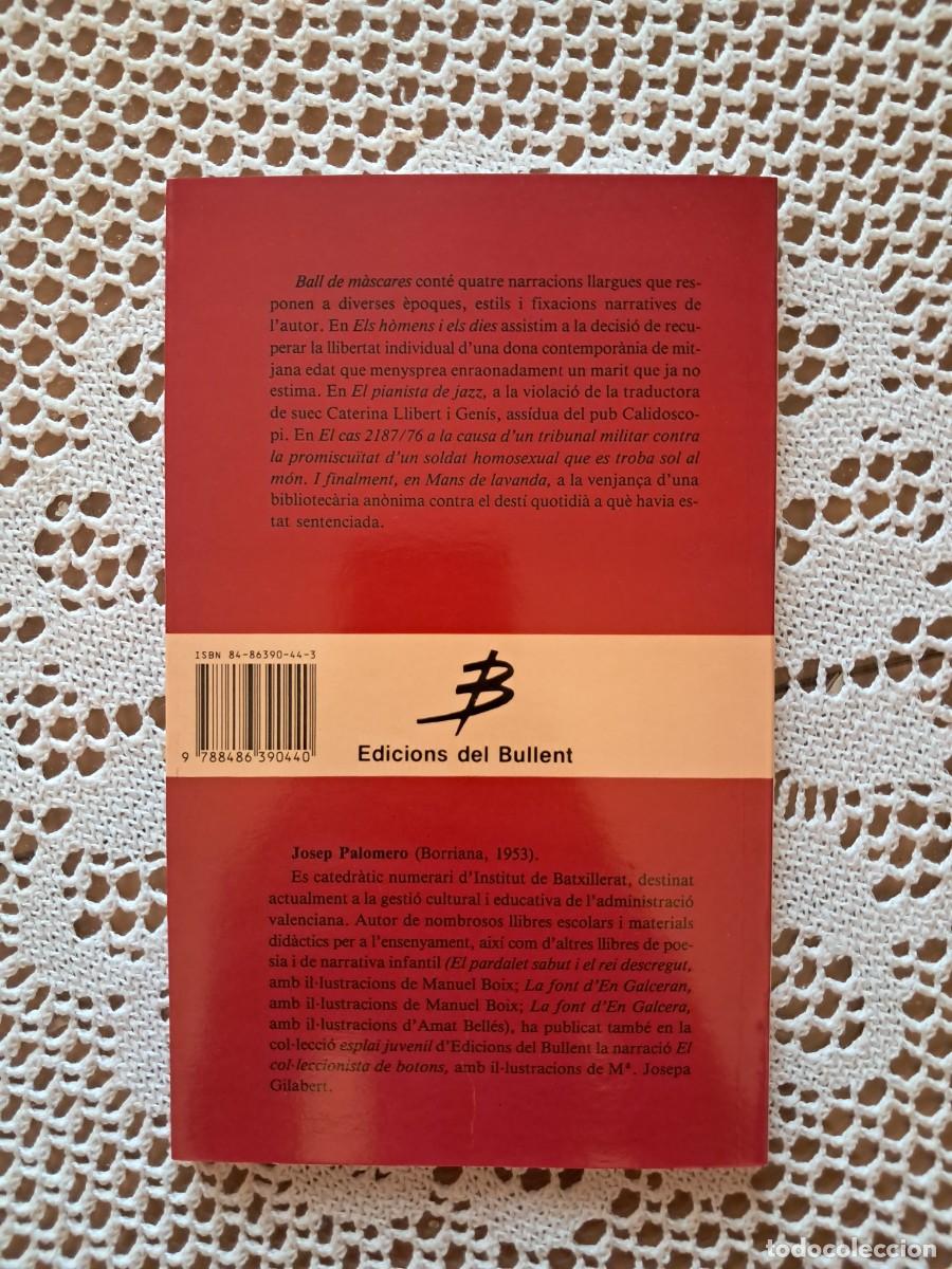 Libros de segunda mano: Ball de m&agrave;scares Josep Palomero - Foto 2