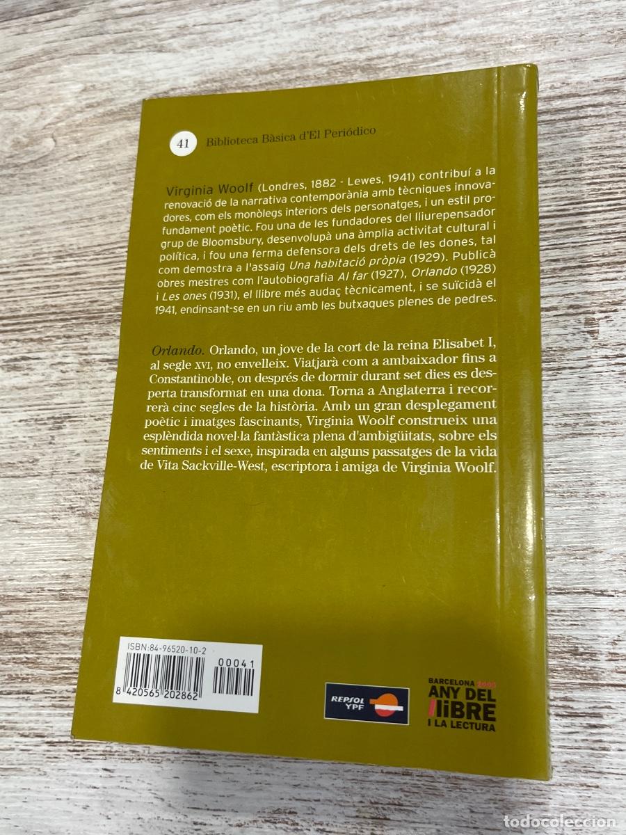 Libros de segunda mano: Orlando | Virginia Woolf | 2005 | Libro Catal&aacute;n - Foto 2