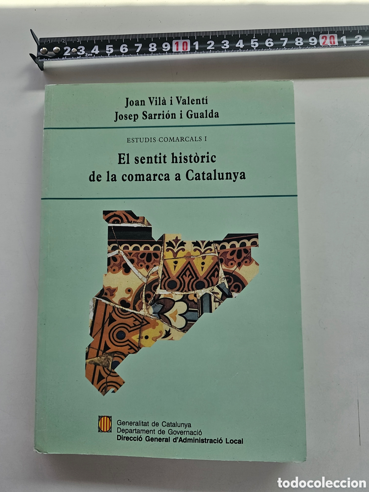 Libros de segunda mano: Libro El sentit hist&oacute;rico de la comarca de Catalunya - Foto 2
