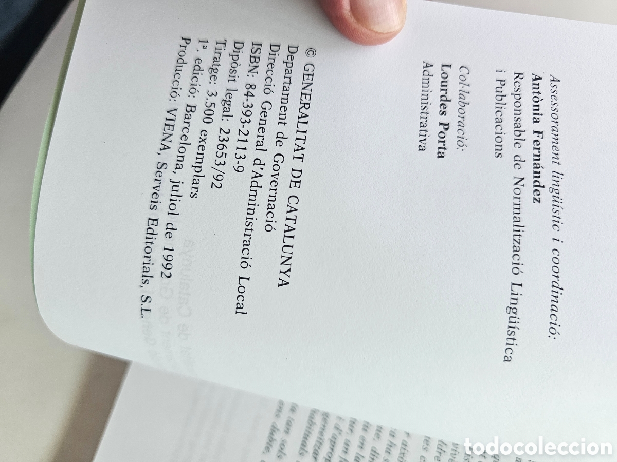 Libros de segunda mano: Libro El sentit hist&oacute;rico de la comarca de Catalunya - Foto 4