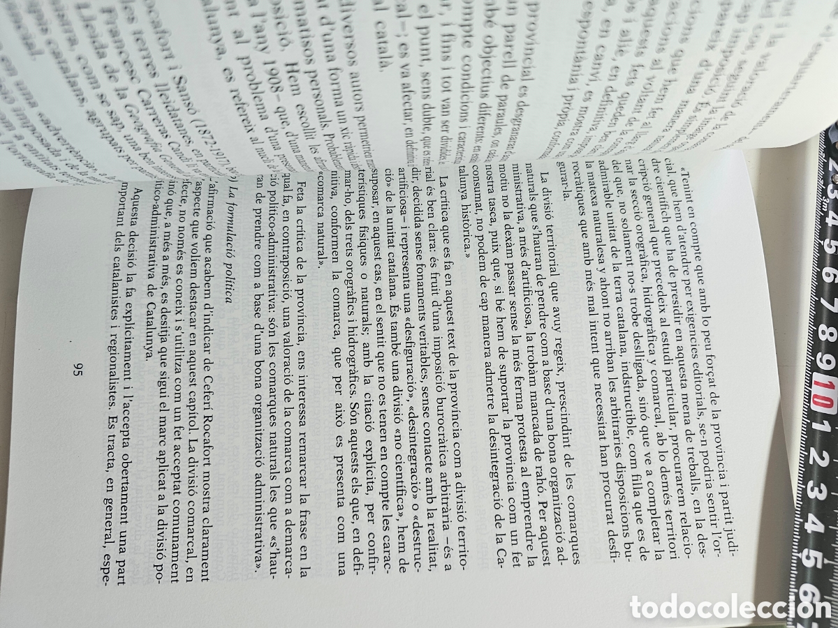 Libros de segunda mano: Libro El sentit hist&oacute;rico de la comarca de Catalunya - Foto 6