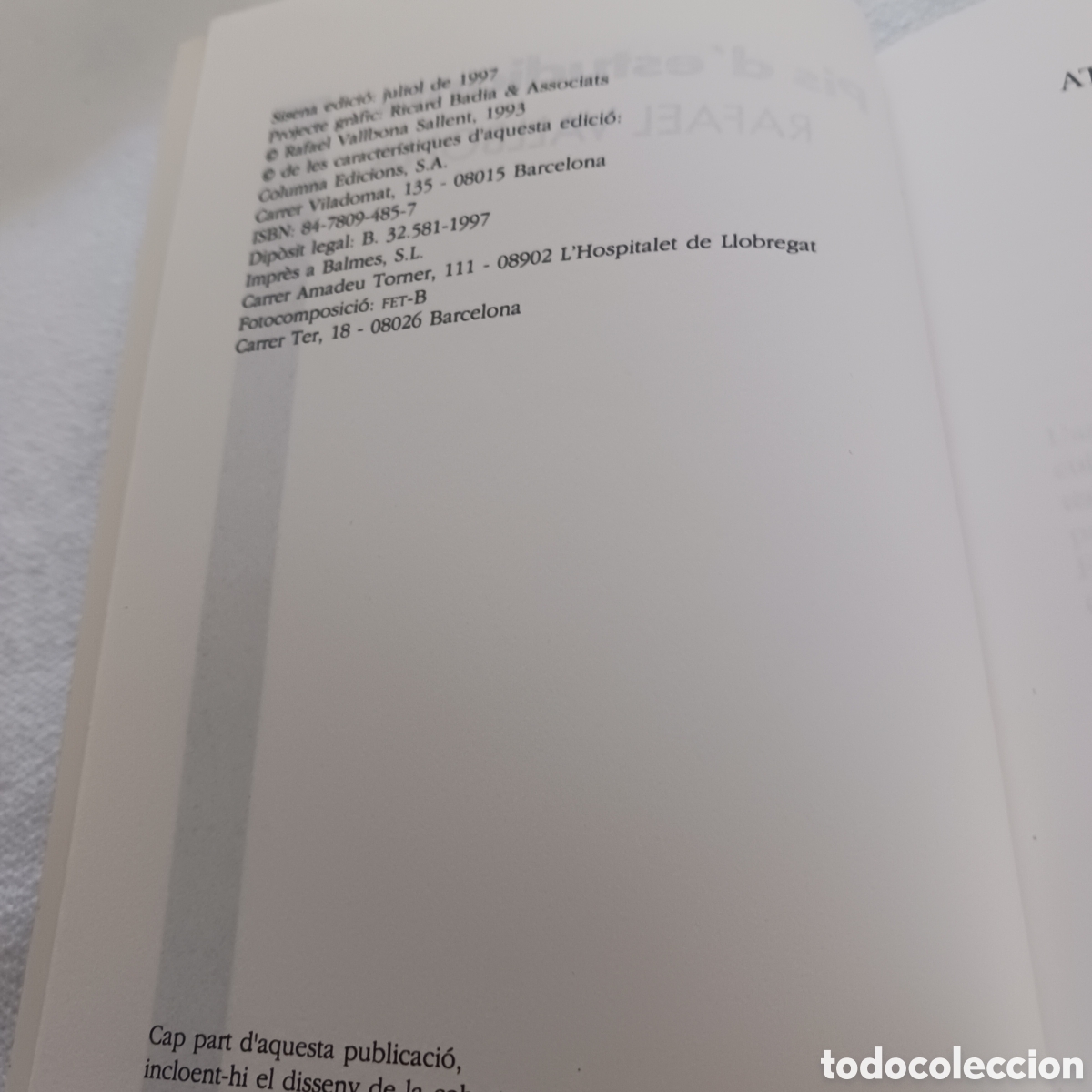 Libros de segunda mano: Pis d estudiants de Rafael Vallbona - Foto 4