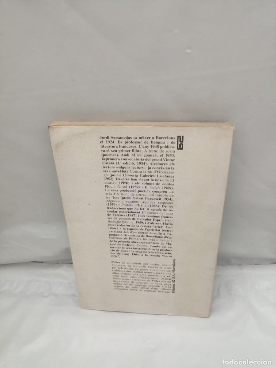 Libros de segunda mano: Jordi Sarsanedas : Mites - Foto 2