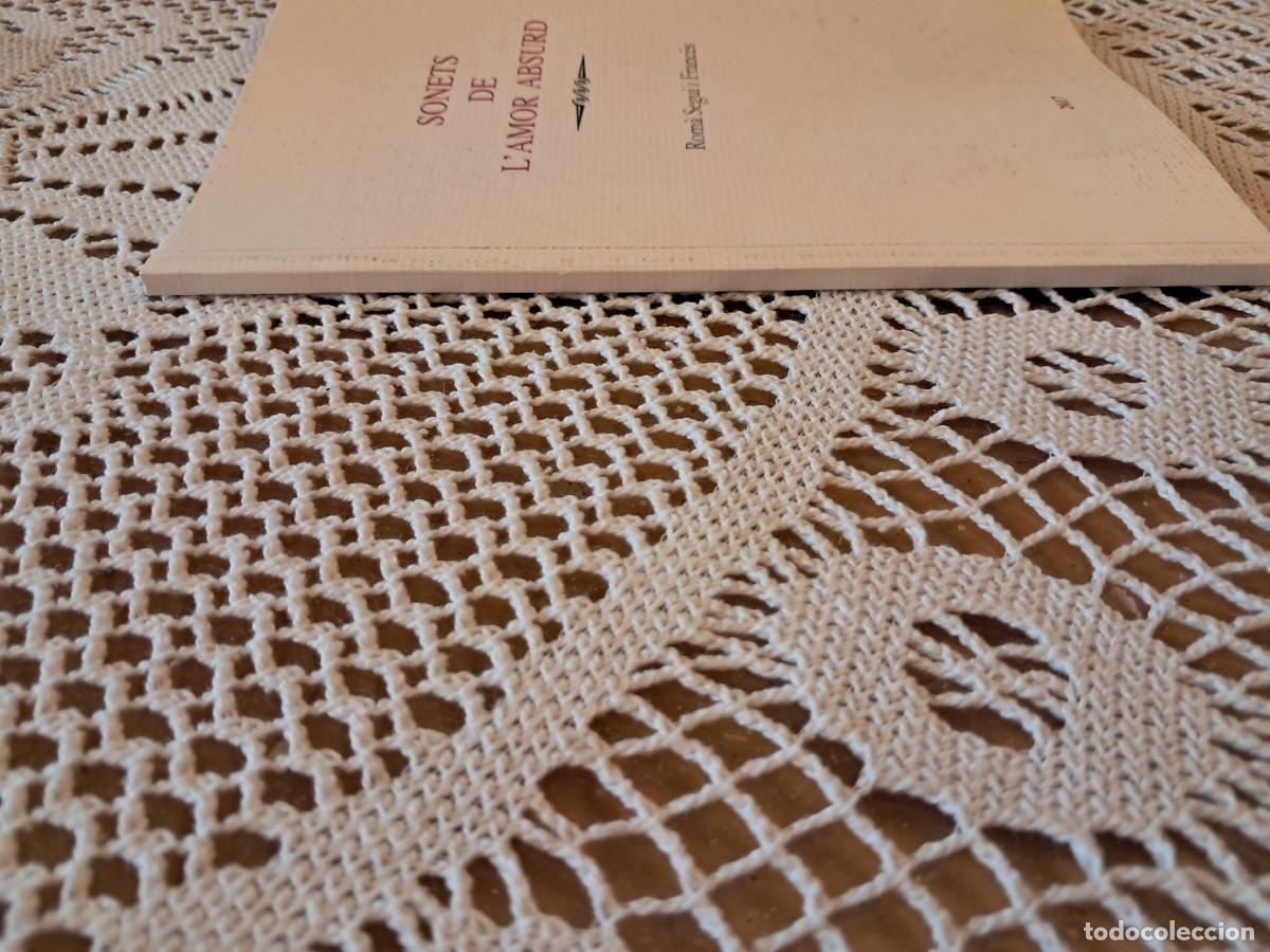 Libros de segunda mano: Sonets del lamor absurd Rom&agrave; Segu&iacute; i Franc&eacute;s - Foto 3