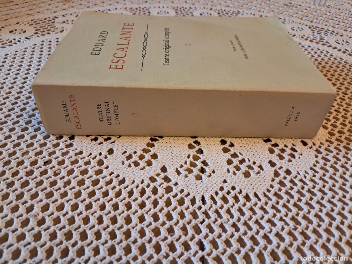 Libros de segunda mano: Eduard Escalante Teatre original complet - Foto 4