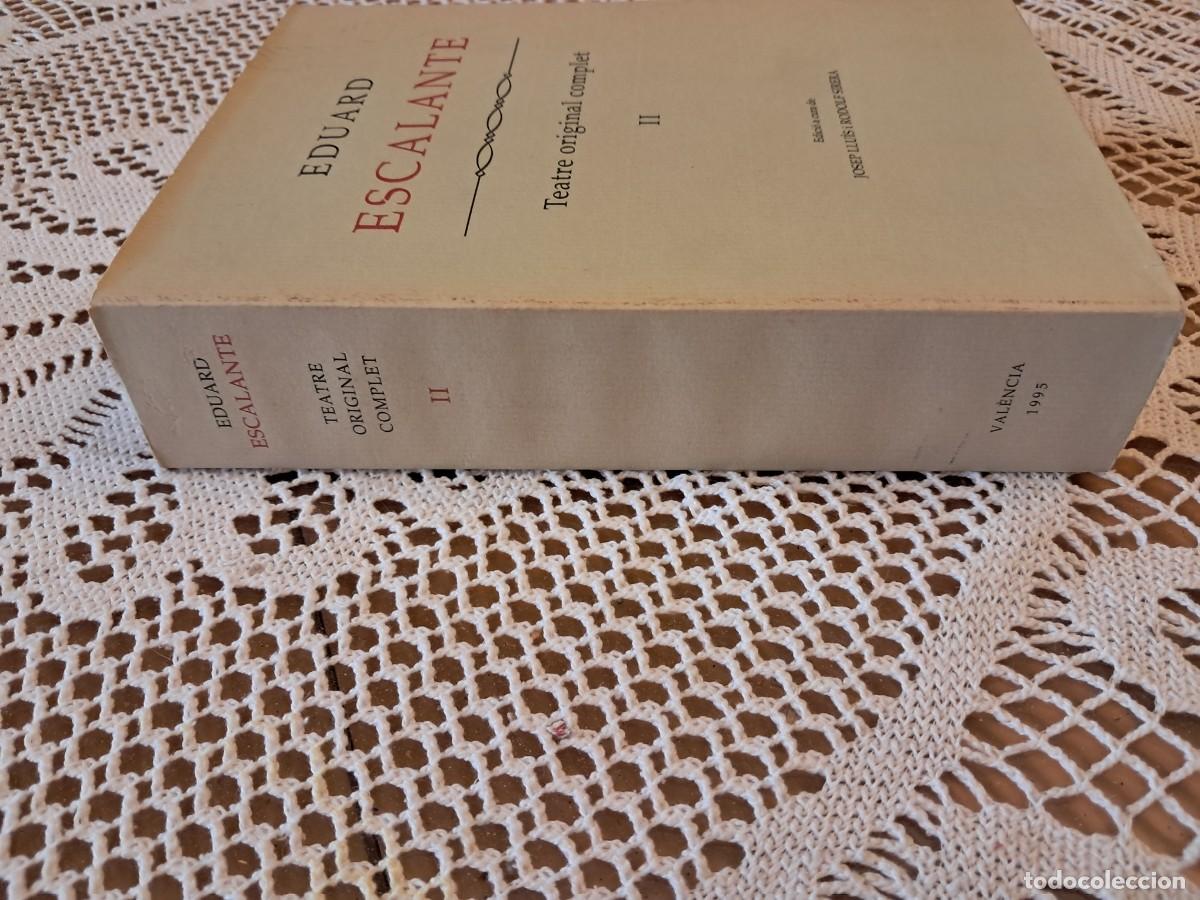 Libros de segunda mano: Eduard Escalante Teatre original complet - Foto 10