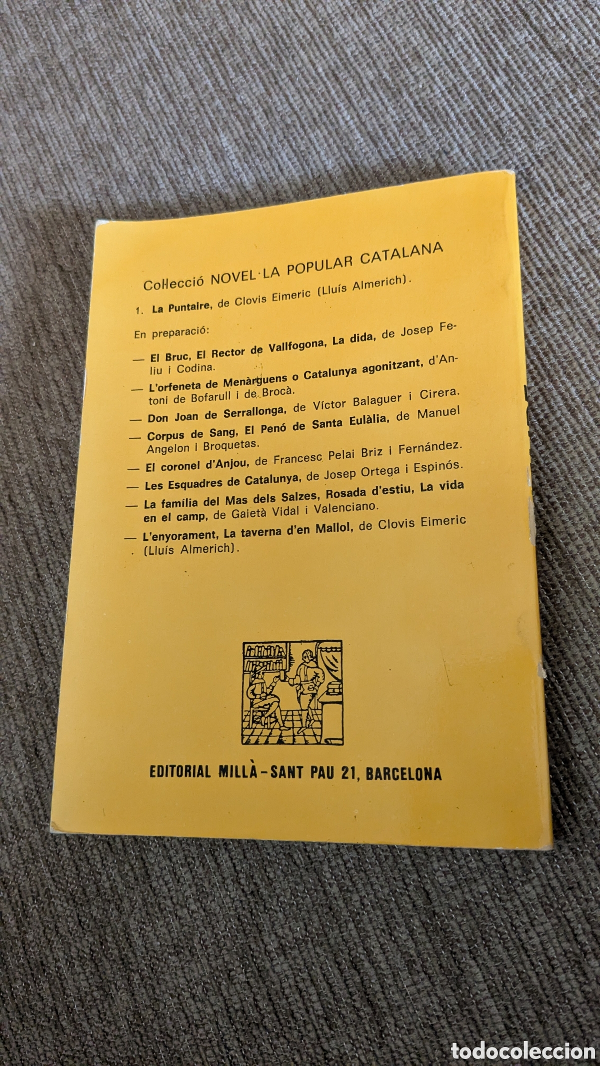 Libros de segunda mano: LA PUNTAIRE. CLOVIS EIMERIC. EDITORIAL MILL&Agrave; - Foto 2