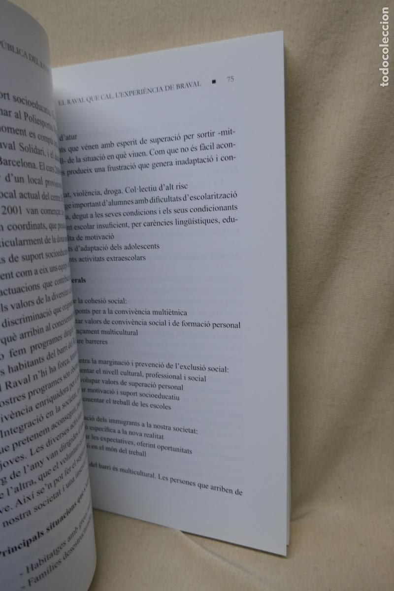 Libros de segunda mano: LA REP&Uacute;BLICA DEL RAVAL. EINES DE COHESI&Oacute; SOCIAL (CATAL&Aacute;N) - Foto 6