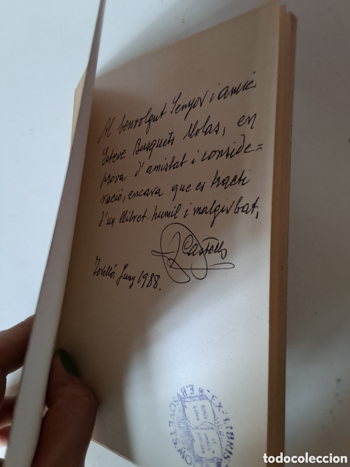 Libros de segunda mano: ESPURNES I POSTALS. Joan Castells i Cases - Foto 2
