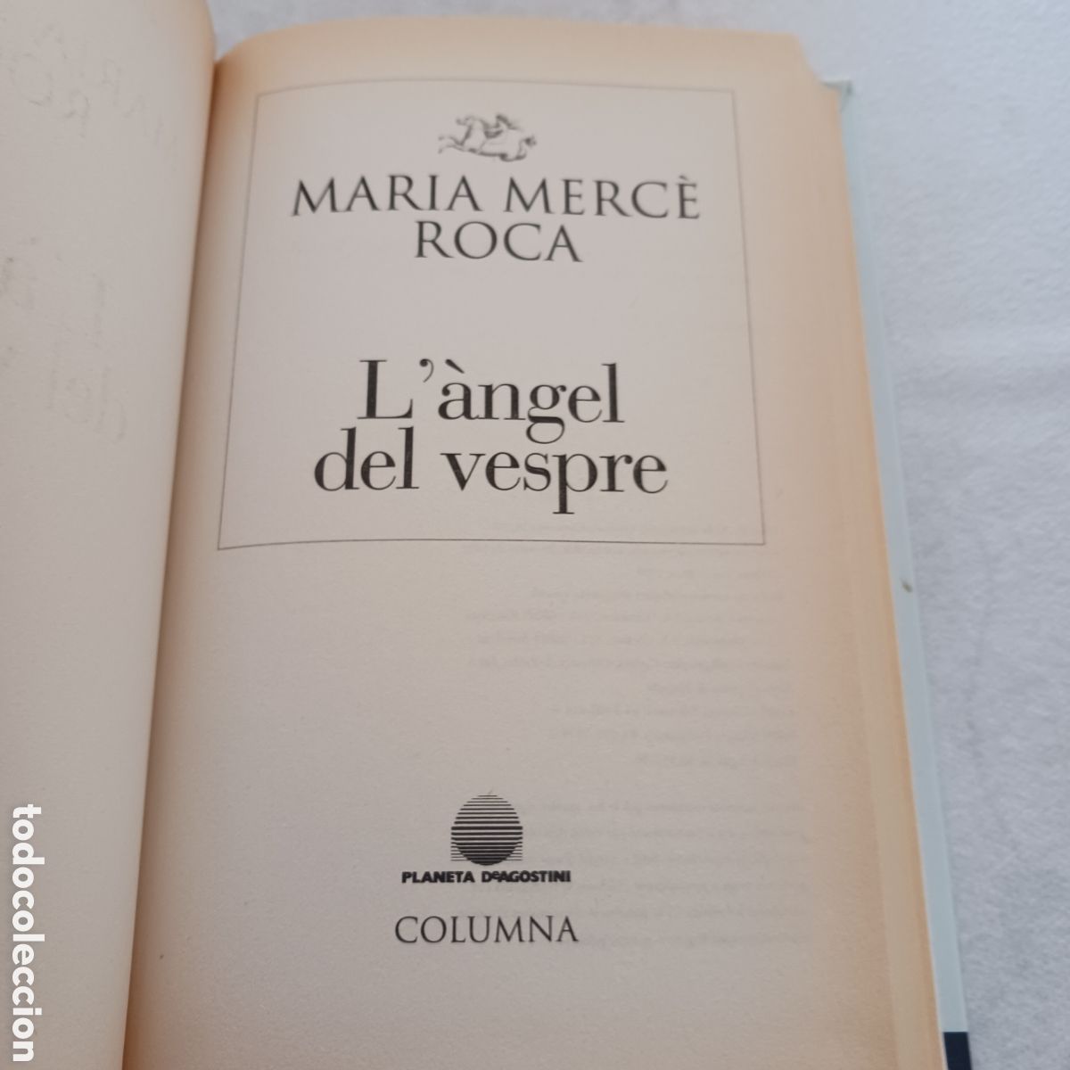 Libros de segunda mano: L&agrave;ngel del vespre de Maria Merc&egrave; Roca - Foto 5