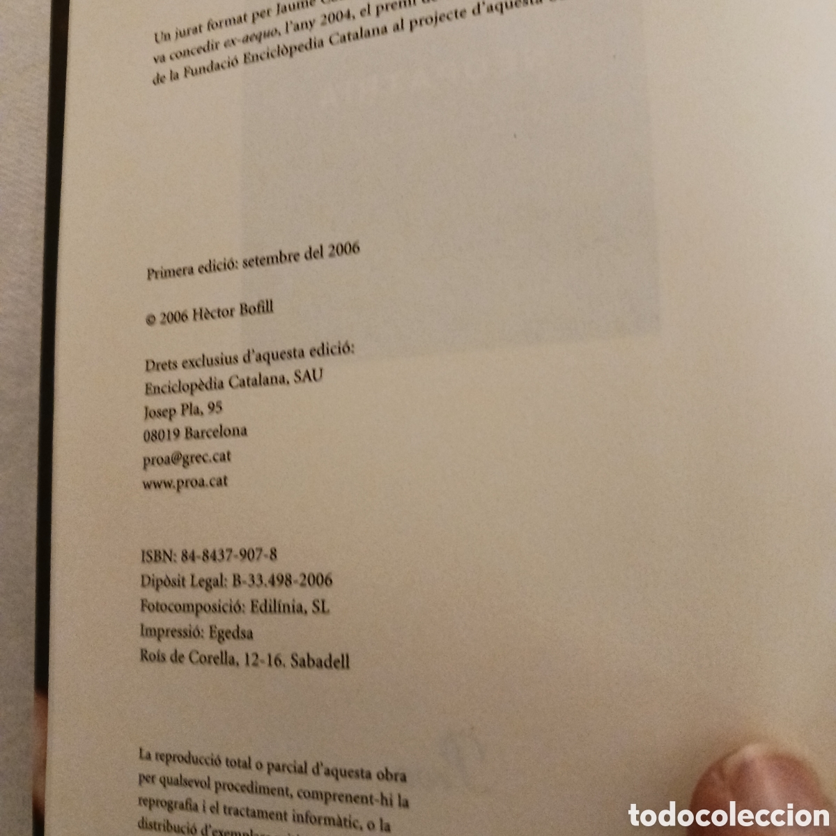 Libros de segunda mano: Neopatria de H&eacute;ctor Bofill - Foto 6
