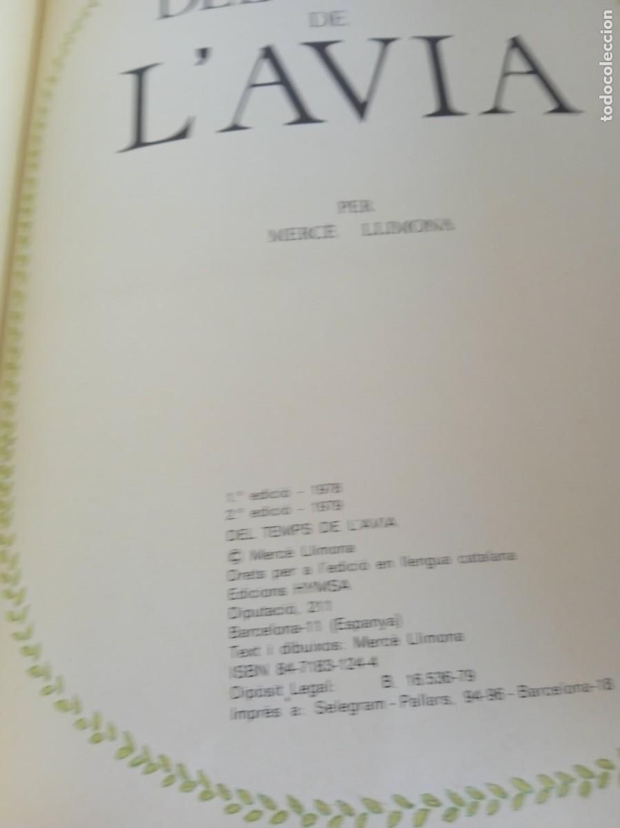 Libros de segunda mano: DEL TEMPS DE LAVIA Merc&egrave; Llimona - Foto 5