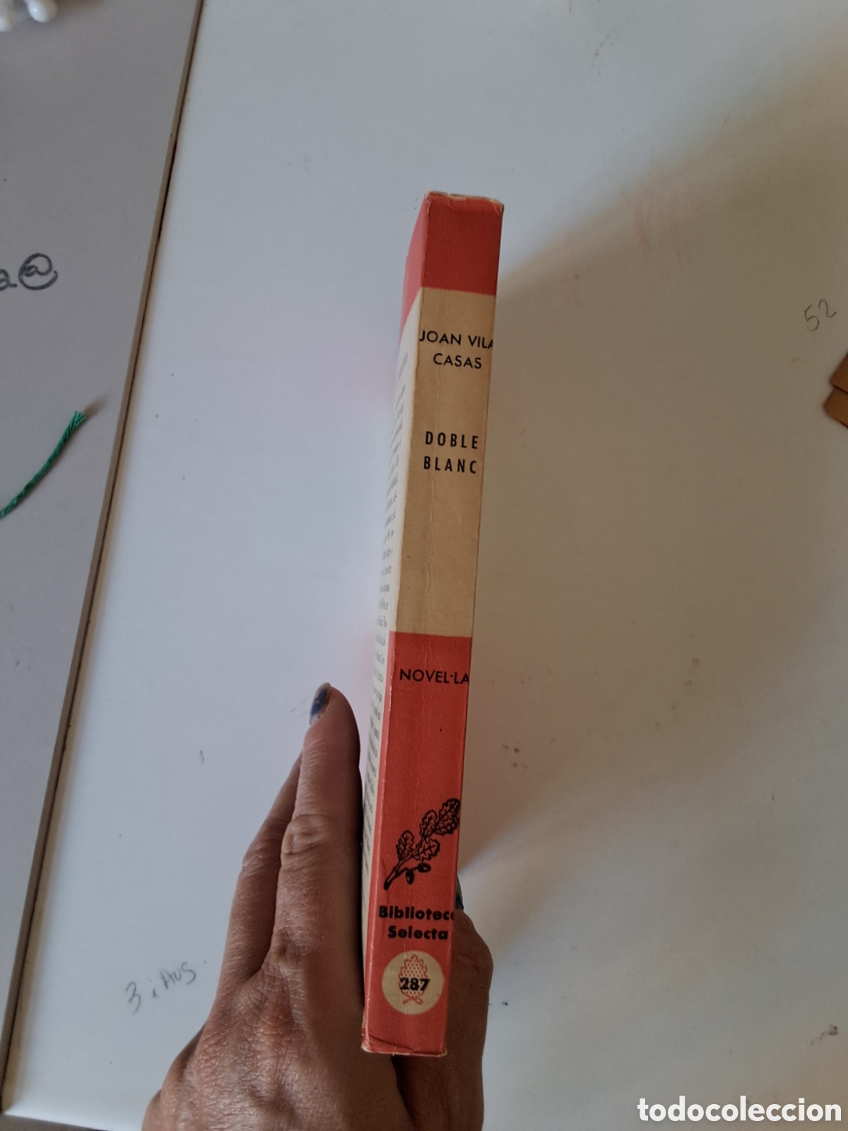Libros de segunda mano: DOBLE BLANC. Joan Vila Cases - Foto 2