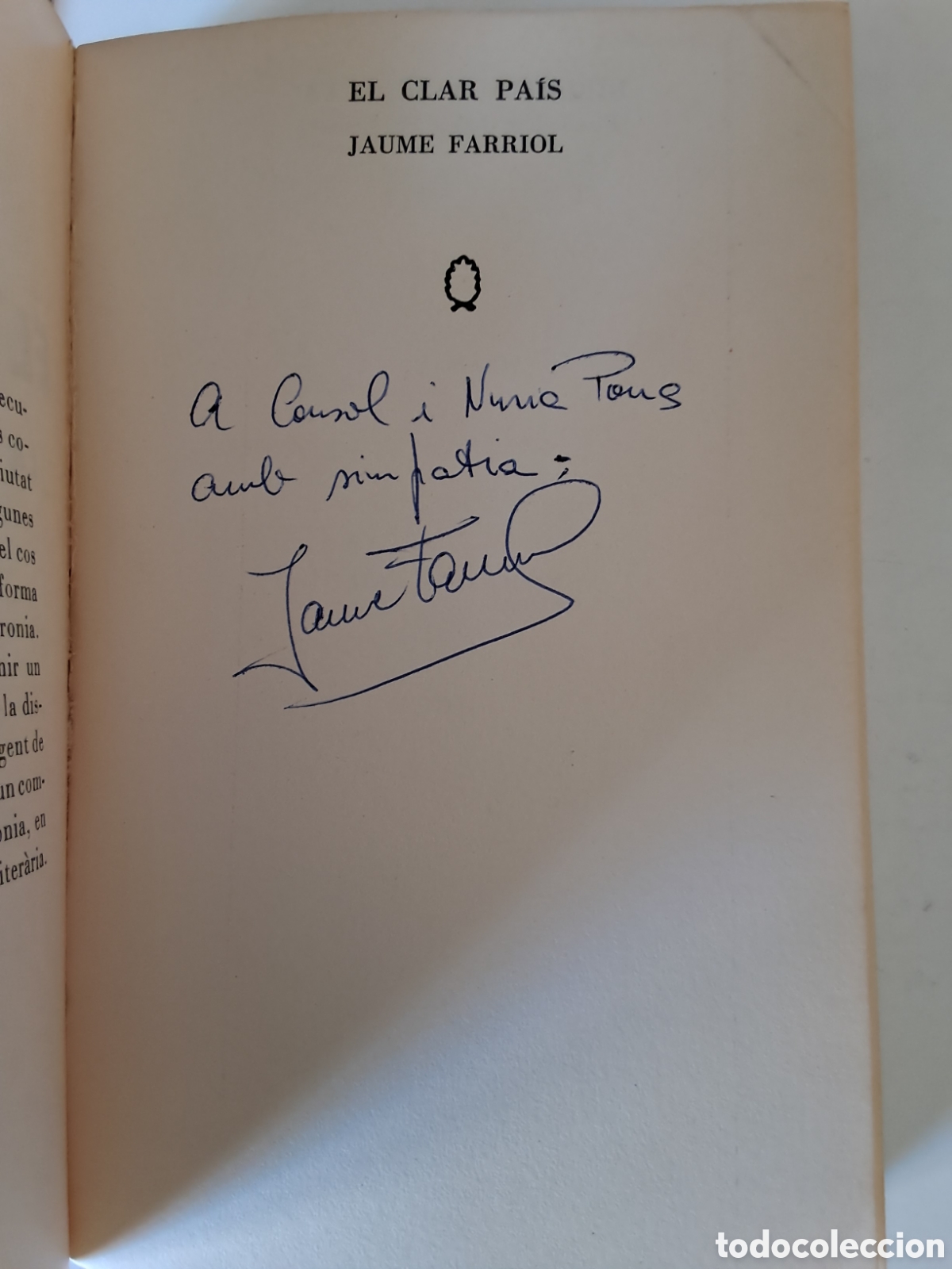 Libros de segunda mano: EL CLAR PA&Iacute;S. Jaume Farriol - Foto 3