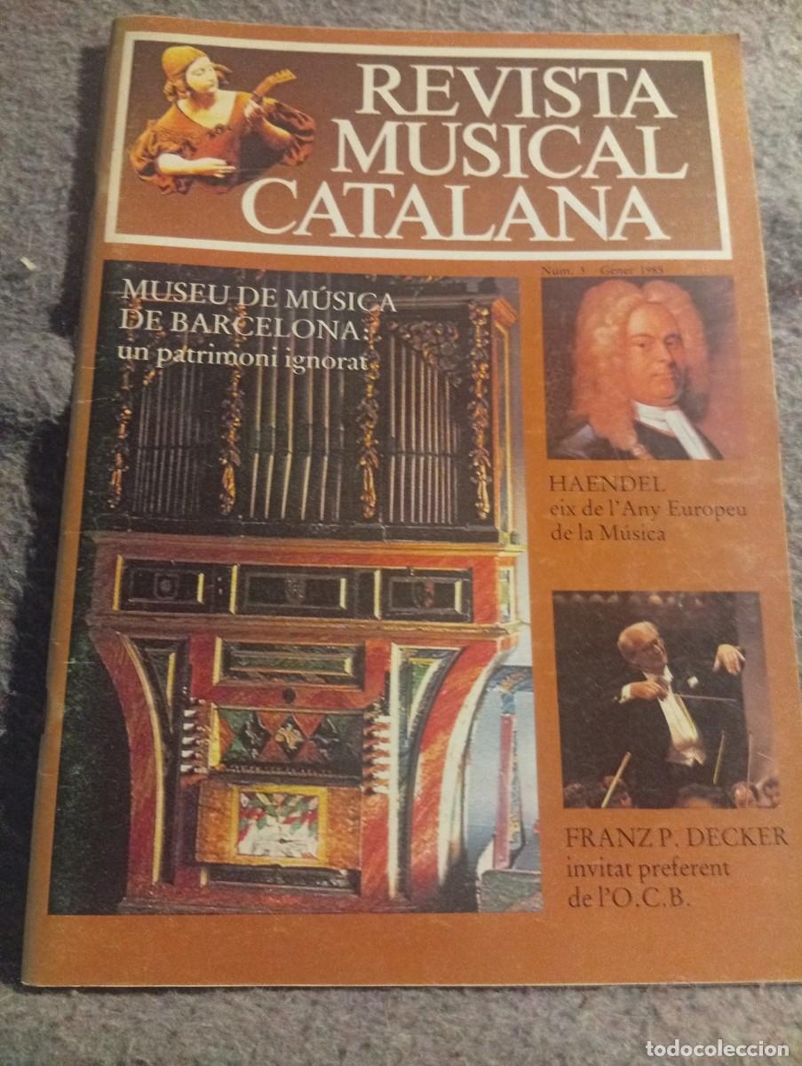 Libros de segunda mano: Revista musical catalana - Foto 1