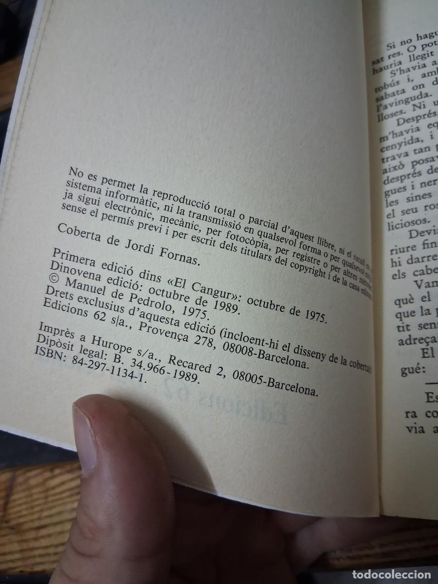 Libros de segunda mano: Libro en catal&aacute;n Manuel de Pedrolo Joc Brut - Foto 2