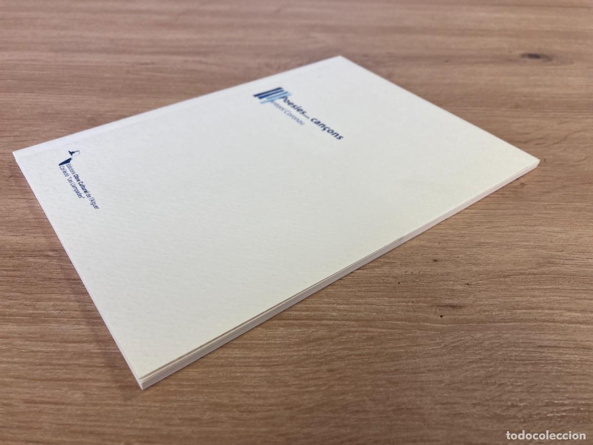 Libros de segunda mano: Poesies&hellip; can&ccedil;ons Antoni Coronzu - Foto 4