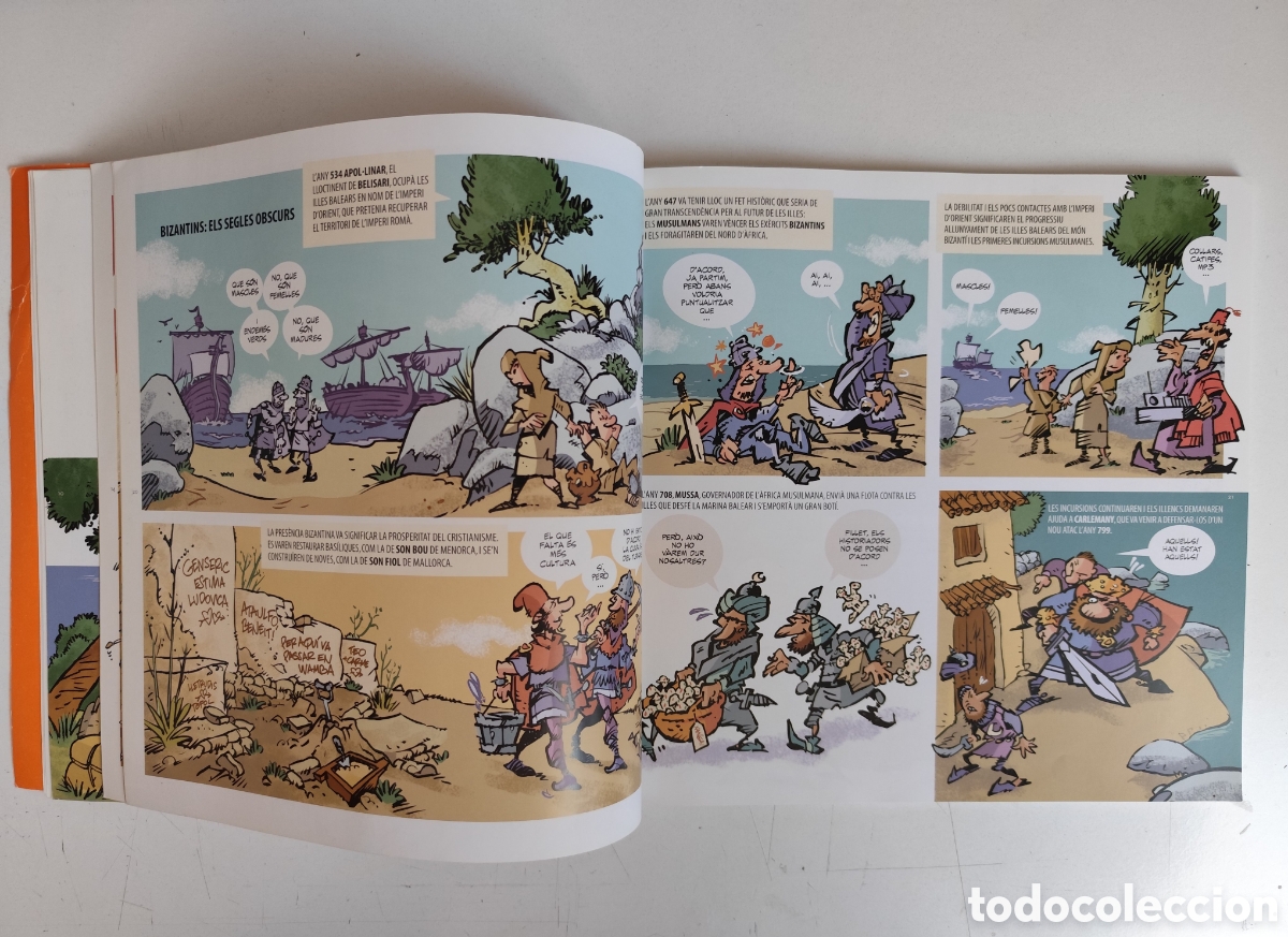 Libros de segunda mano: Libro. Hist&ograve;ria de les Illes Balears en C&ograve;mic. Catal&agrave; - Foto 5