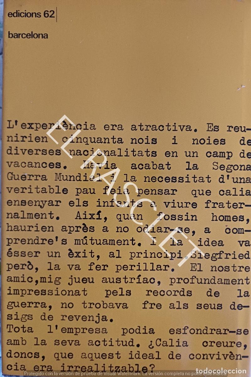 Libros de segunda mano: PROU FRONTERES - MICHEL BOUTRON - EN CATALAN - Foto 4