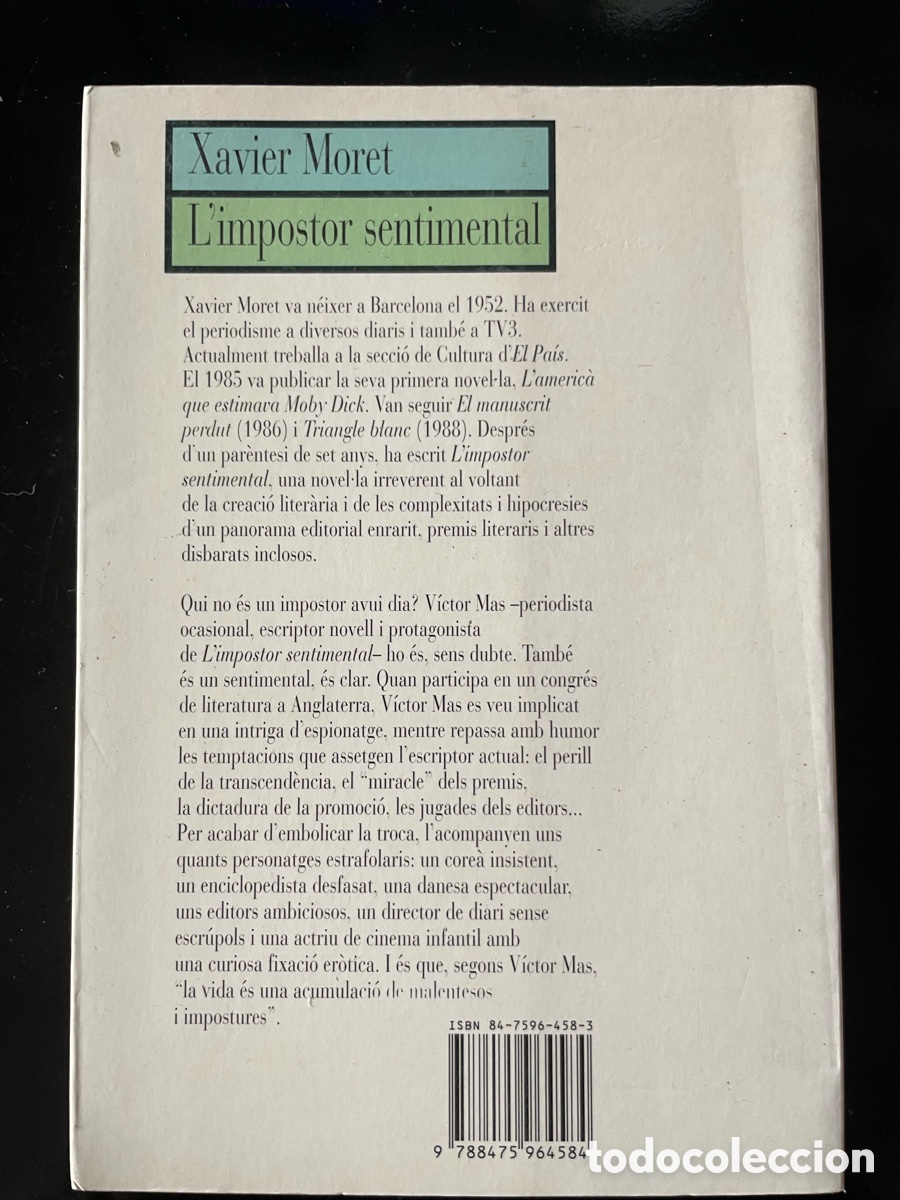 Libros de segunda mano: L&rsquo;impostor sentimental, Xavier Moret - Foto 2