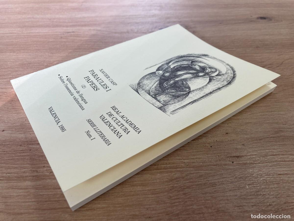 Libros de segunda mano: Paraules i papers 2 Xavier Casp - Foto 4