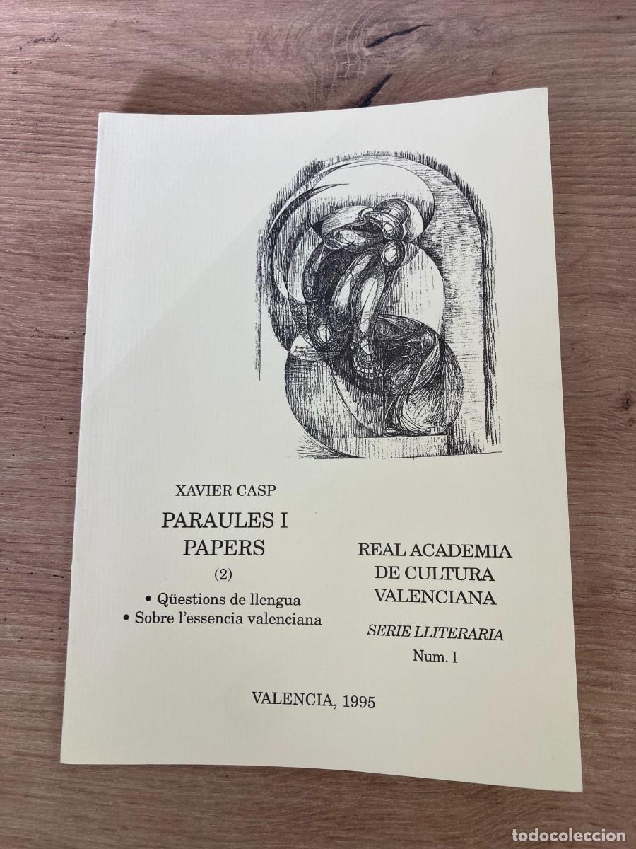 Libros de segunda mano: Paraules i papers 2 Xavier Casp - Foto 1
