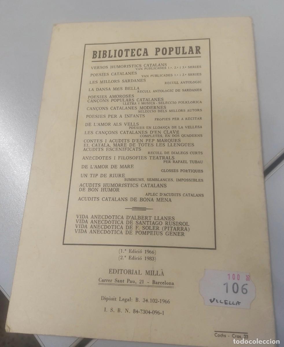 Libros de segunda mano: Plec acudits catalans - Foto 2