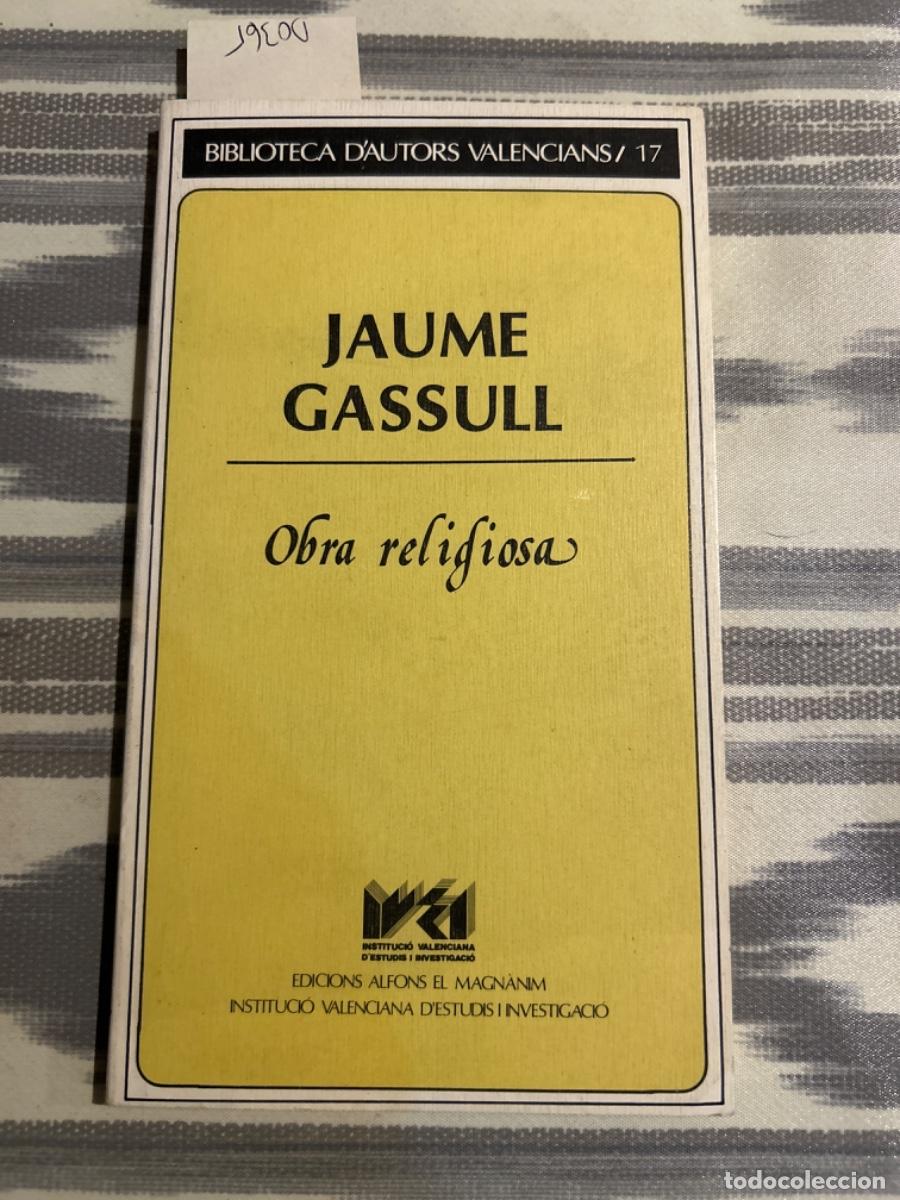Libros de segunda mano: OBRA RELIGIOSA, JAUME GASSULL - Foto 1