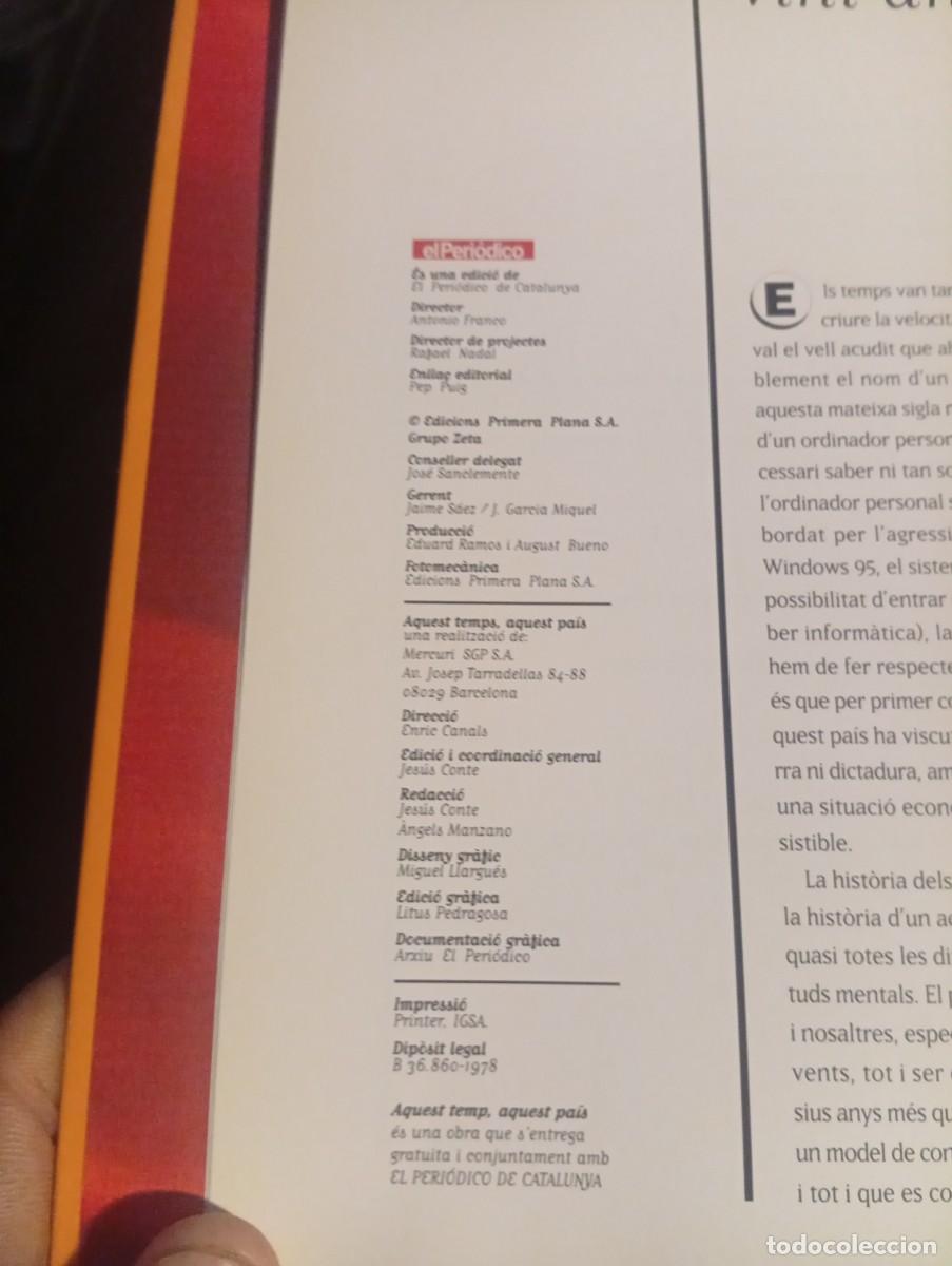 Libros de segunda mano: Aquest temps aquest pais 1995 - Foto 4