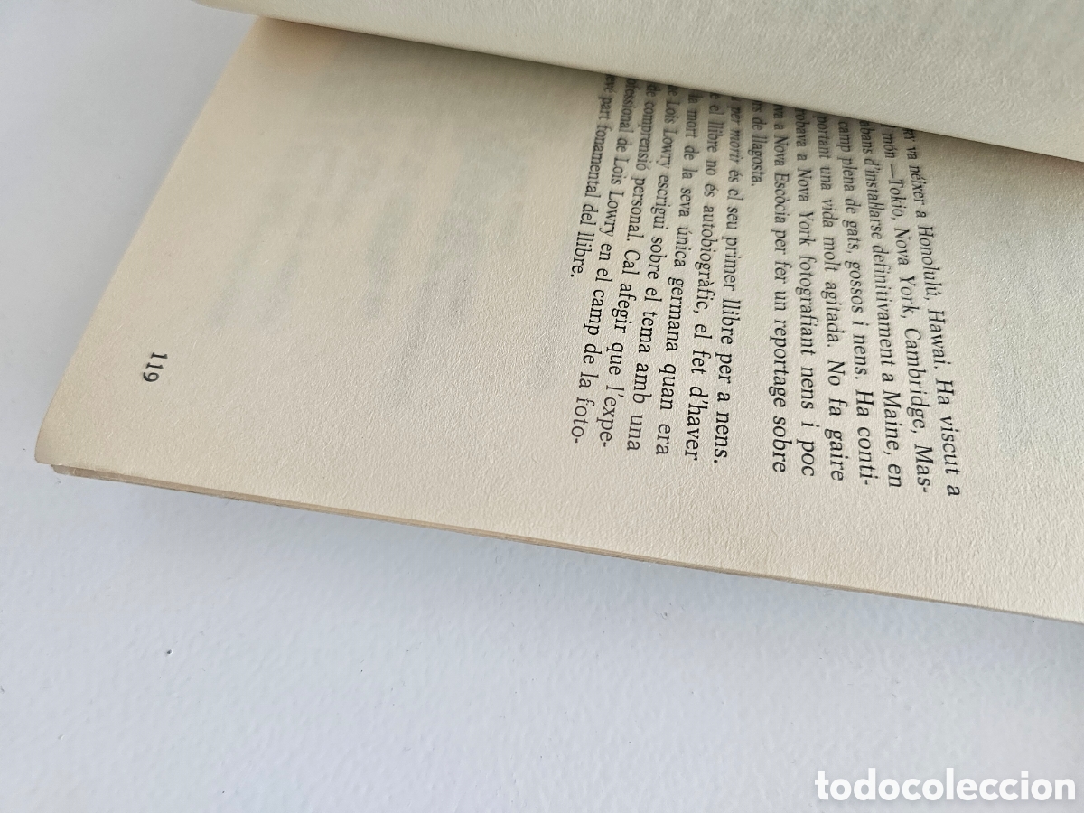 Libros de segunda mano: Libro en Catal&aacute;n Un estiu per morir, 1988 Lois Lowry - Foto 4