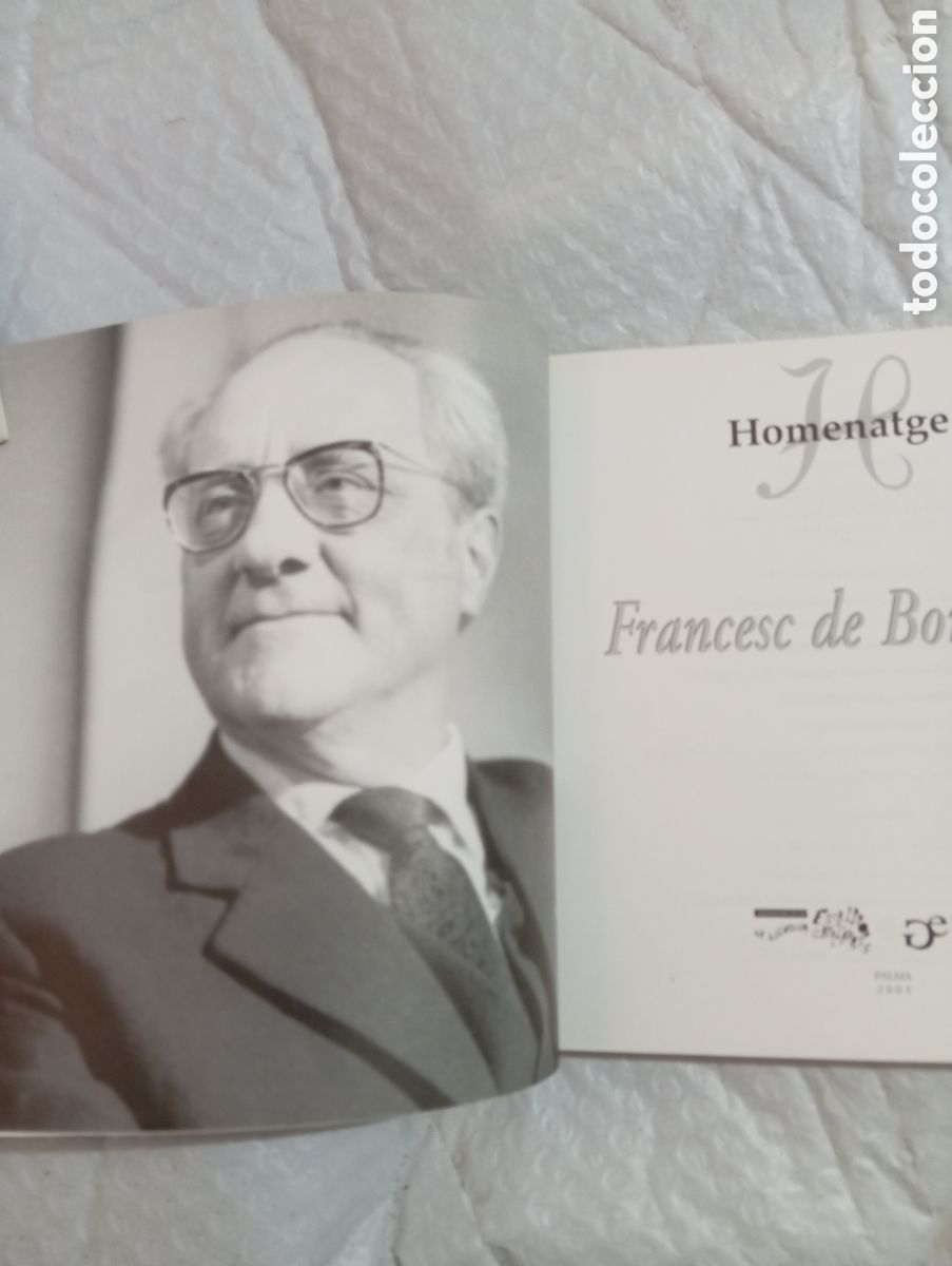 Libros de segunda mano: Homenatge a Francesc de Borja Moll - VV.AA. - Foto 3