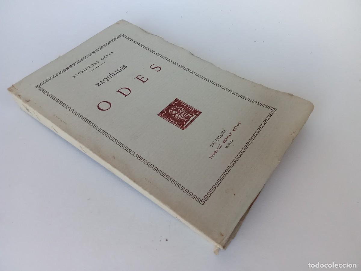 Libros de segunda mano: Bernat Metge. Baqu&iacute;lides. Odes - Foto 1