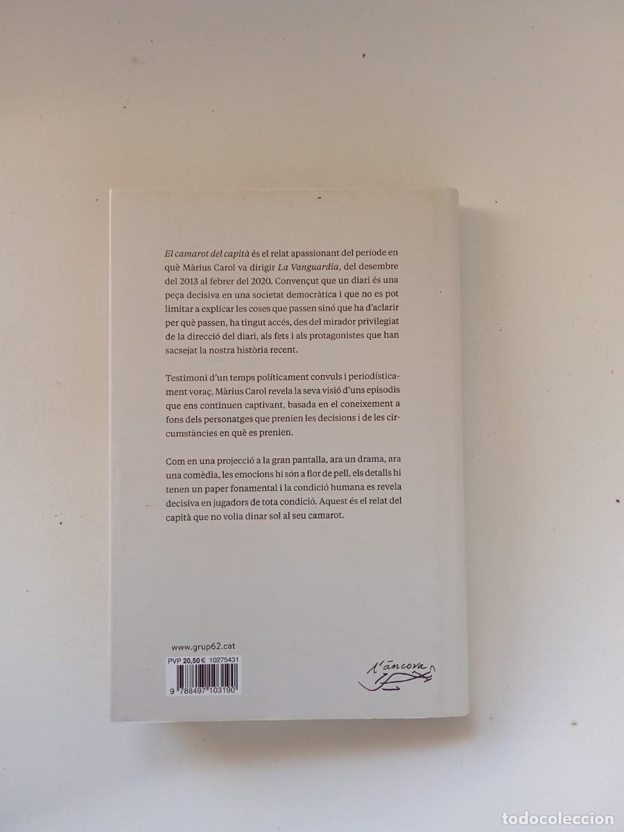 Libros de segunda mano: M&agrave;rius Carol. El camarot del capit&agrave; - Foto 3