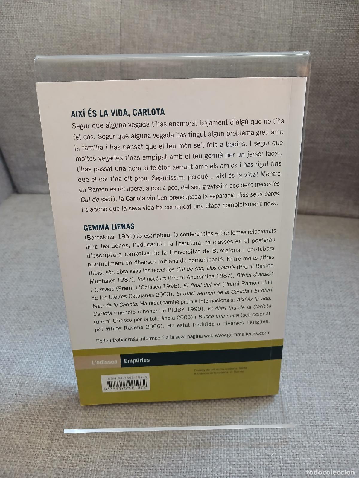Libros de segunda mano: Aix&iacute; &eacute;s la vida, Carlota - Gemma Lienas - Foto 3