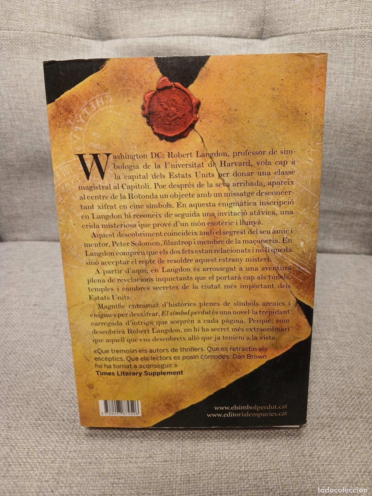 Libros de segunda mano: El s&iacute;mbol perdut - Dan Brown - Foto 3